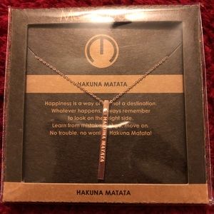 Mantra Band Necklace (Hakuna Matata)
